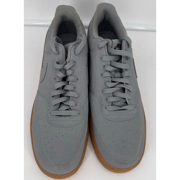 Men's Size 14 Nike Court Vision Low Particle Grey/Wheat-Black CD5463-009 - Picture 7 of 12